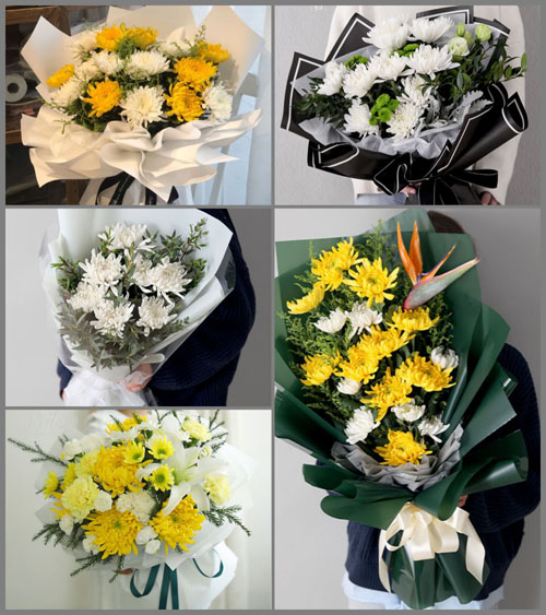 贵州毕节市黔西县大关镇梨树村白事花束代送